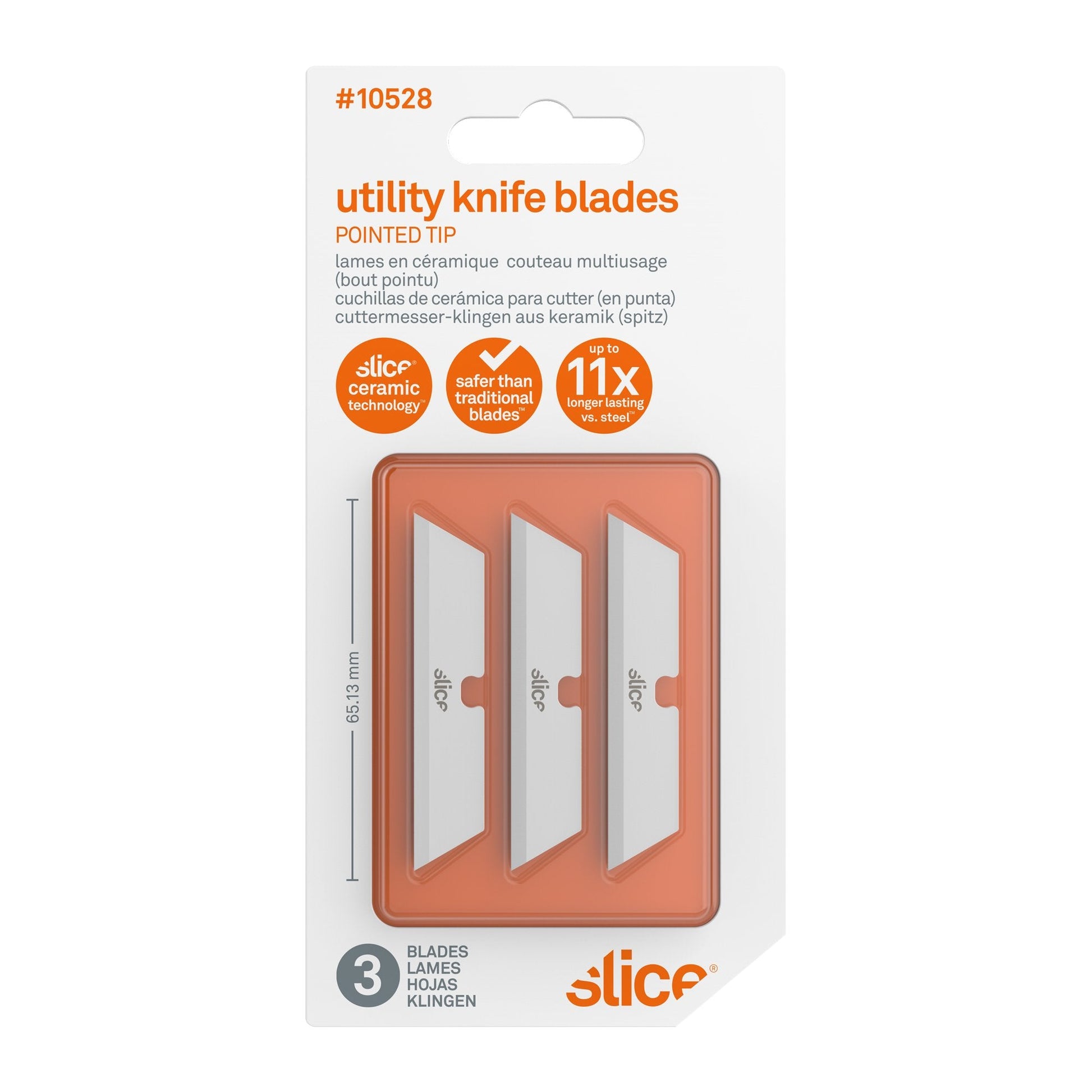 Utility Knife Blades (Pointed Tip)