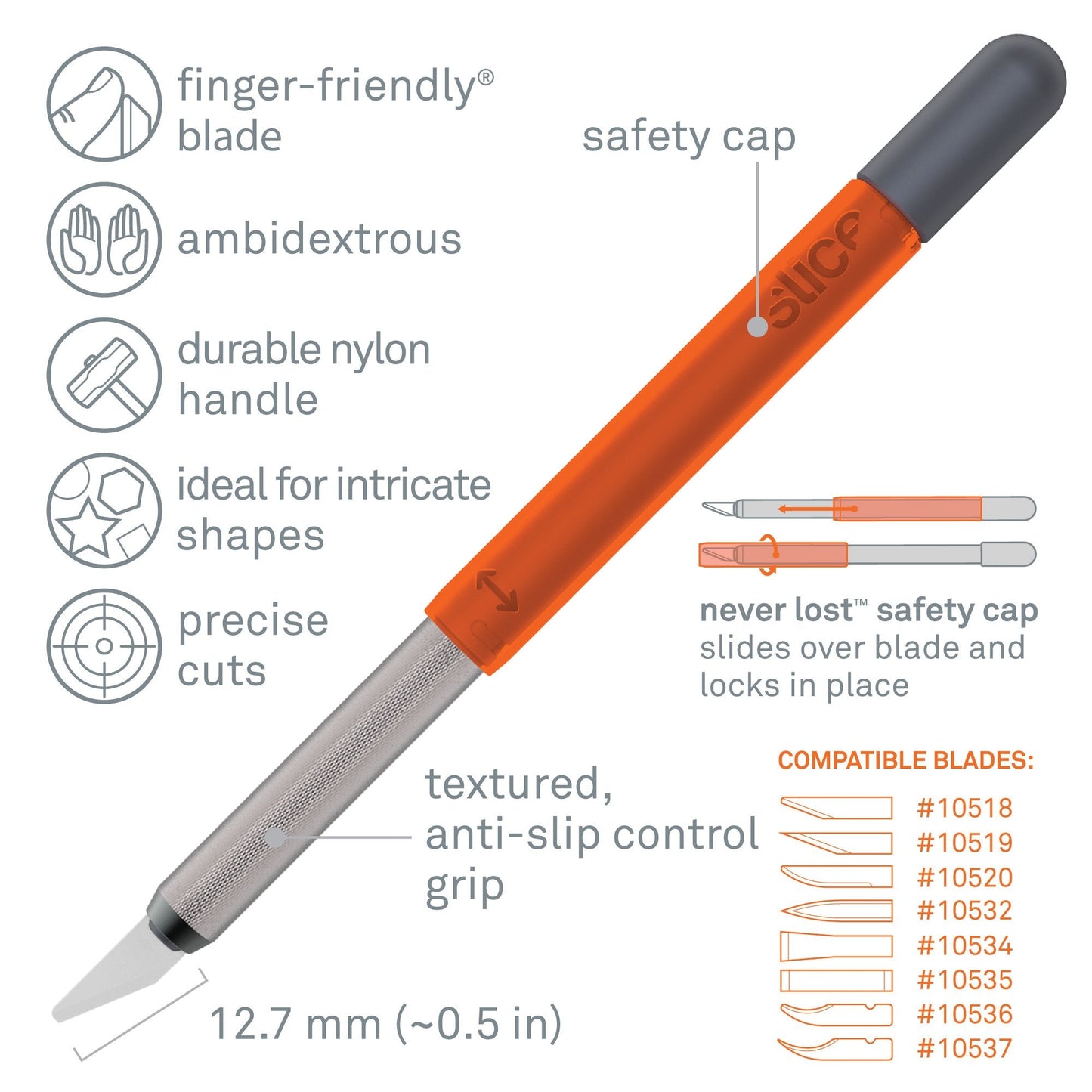 Craft Knife (Safety Cap)