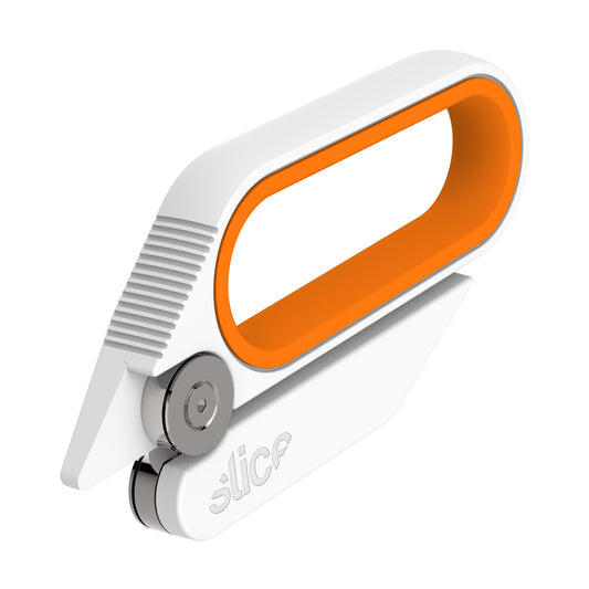 The Slice® 10598 Rotary Scissors, featuring a bladeless cutting design.